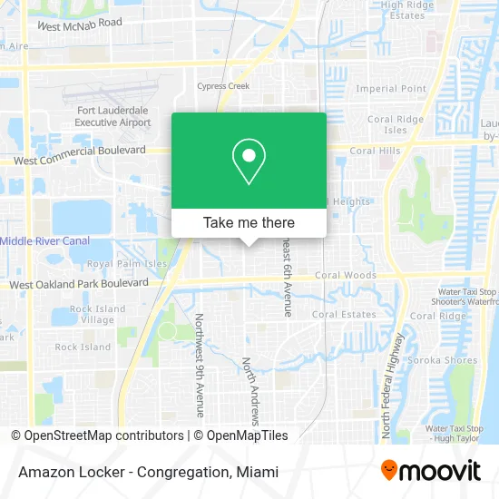 Mapa de Amazon Locker - Congregation