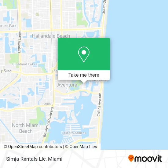 Simja Rentals Llc map