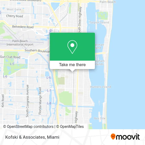 Kofski & Associates map