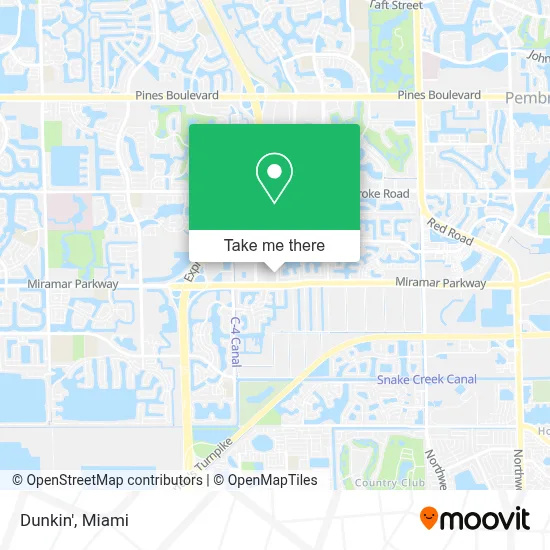 Dunkin' map