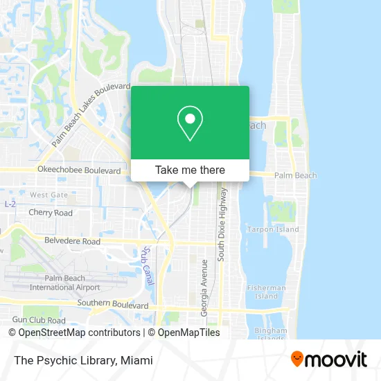 The Psychic Library map