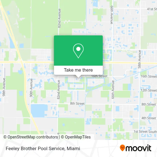 Feeley Brother Pool Service map