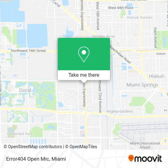 Error404 Open Mic map