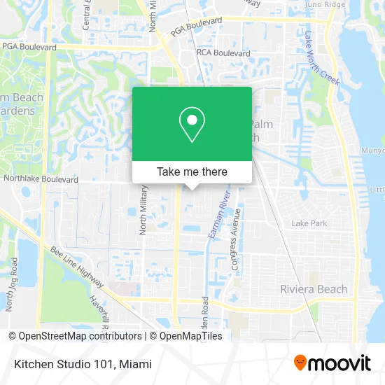 Kitchen Studio 101 map