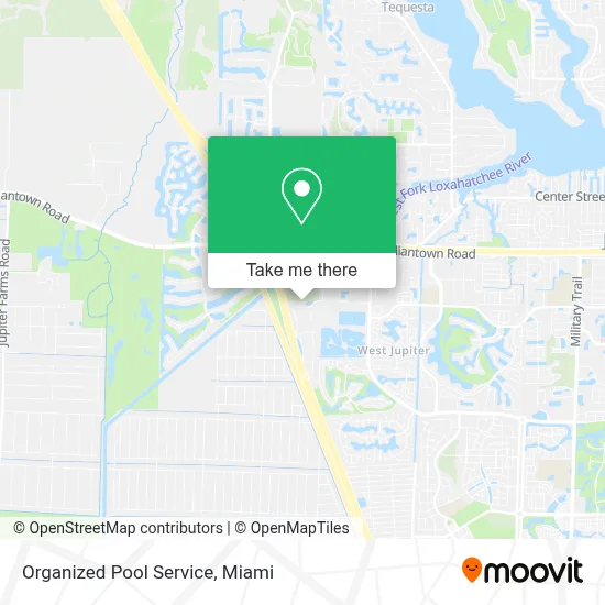 Organized Pool Service map