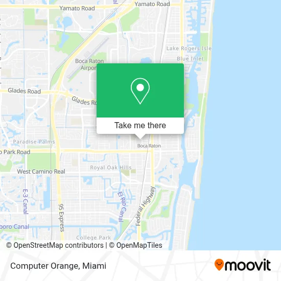 Computer Orange map