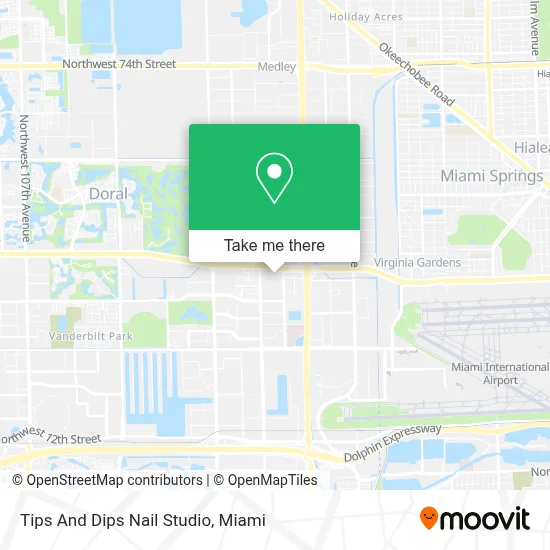 Tips And Dips Nail Studio map
