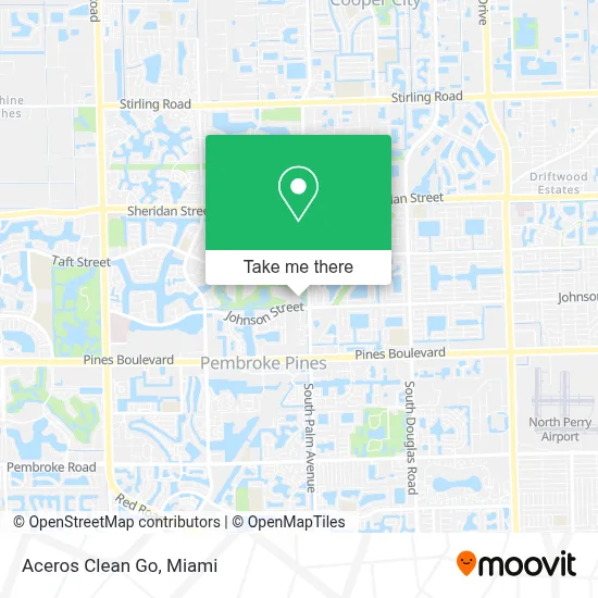 Aceros Clean Go map