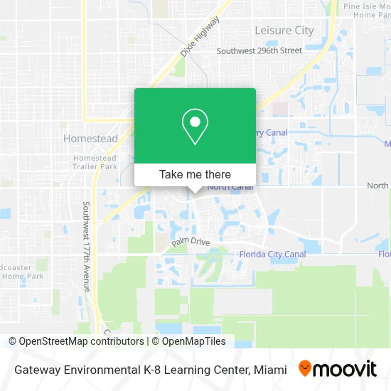 Gateway Environmental K-8 Learning Center map