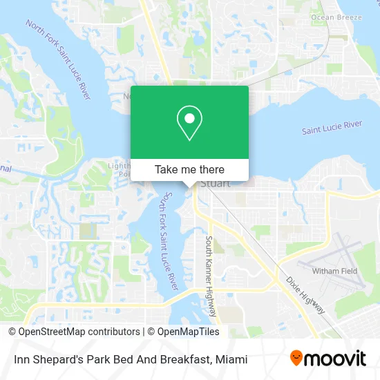 Inn Shepard's Park Bed And Breakfast map