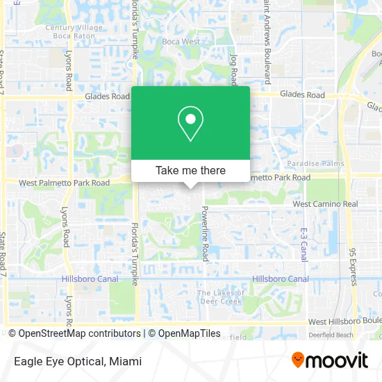 Eagle Eye Optical map