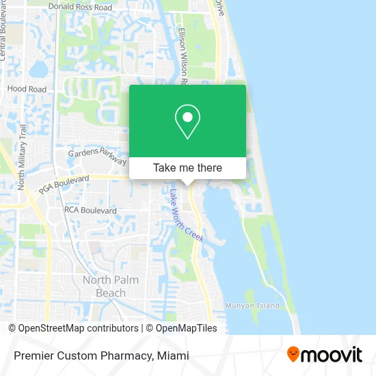 Premier Custom Pharmacy map