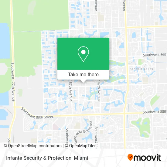 Infante Security & Protection map