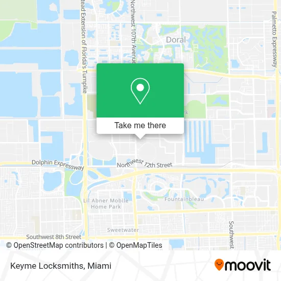Keyme Locksmiths map