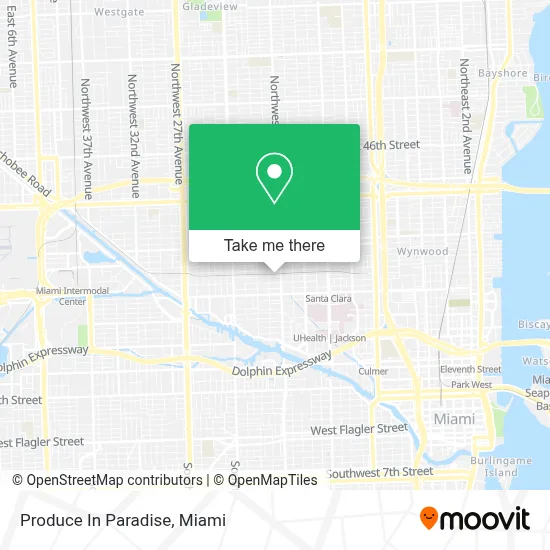 Produce In Paradise map