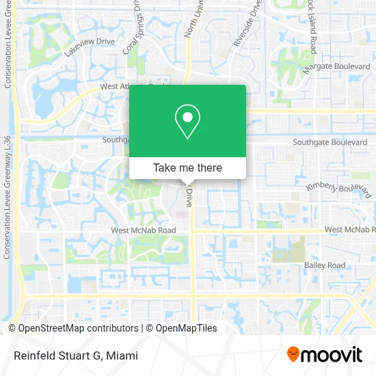 Reinfeld Stuart G map