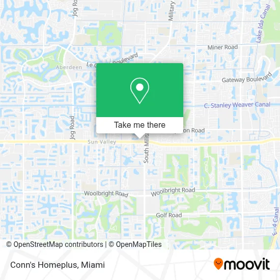 Conn's Homeplus map