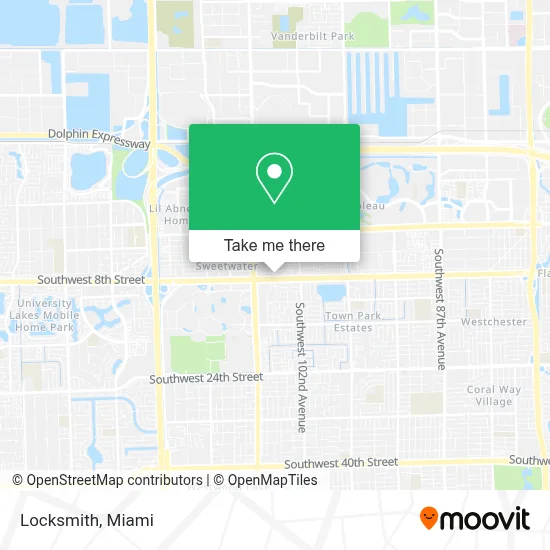 Locksmith map