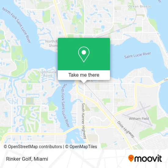 Rinker Golf map