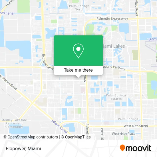 Flopower map