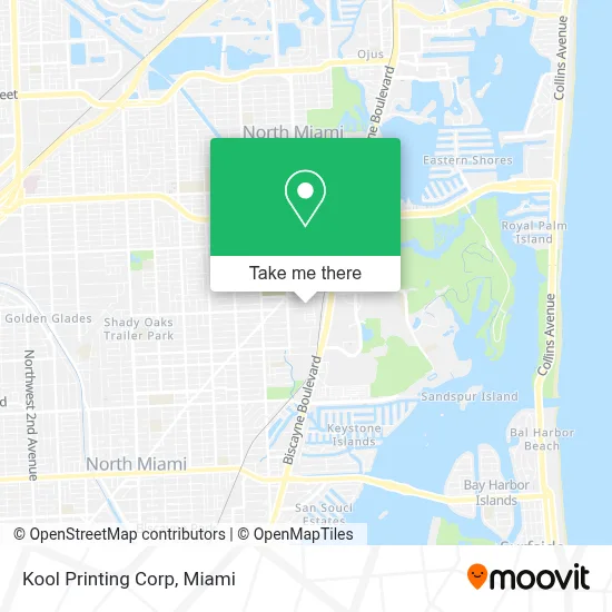 Kool Printing Corp map