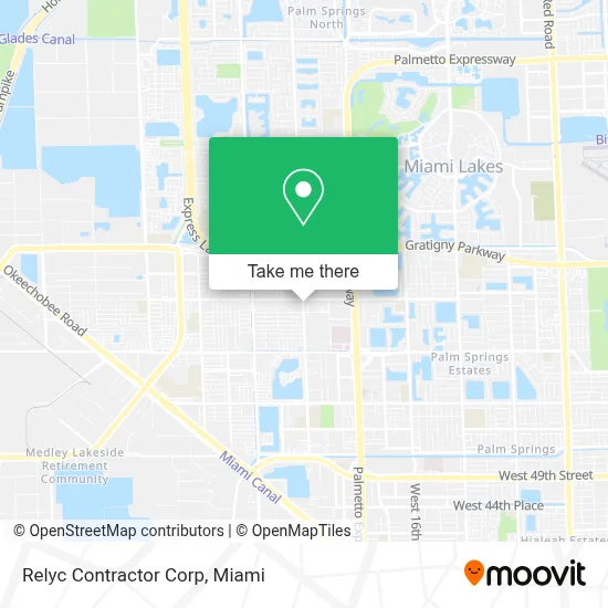 Relyc Contractor Corp map