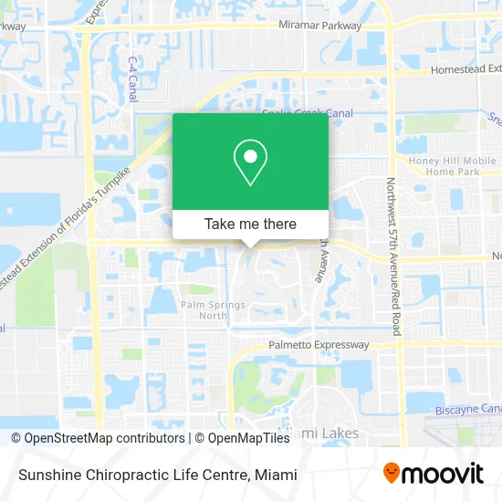 Sunshine Chiropractic Life Centre map