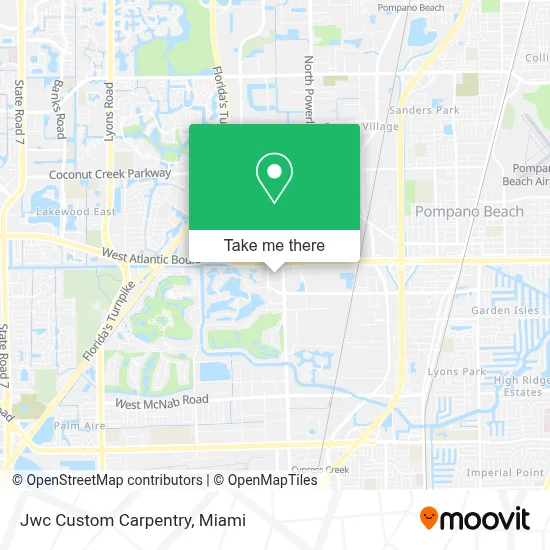 Jwc Custom Carpentry map
