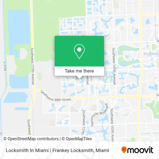 Locksmith In Miami | Frankey Locksmith map