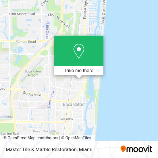 Master Tile & Marble Restoration map