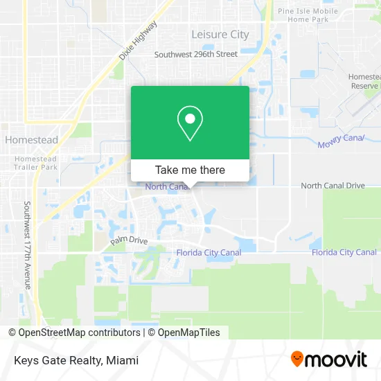 Keys Gate Realty map