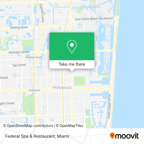Federal Spa & Restaurant map