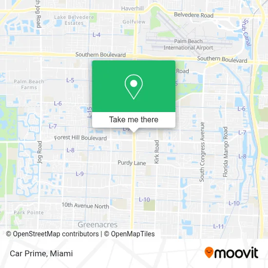 Car Prime map