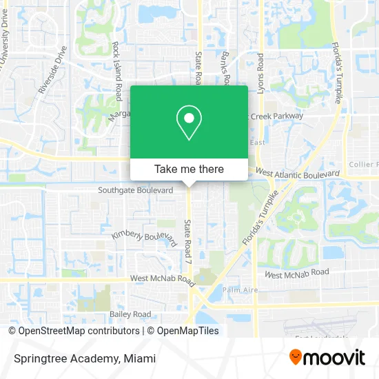 Springtree Academy map