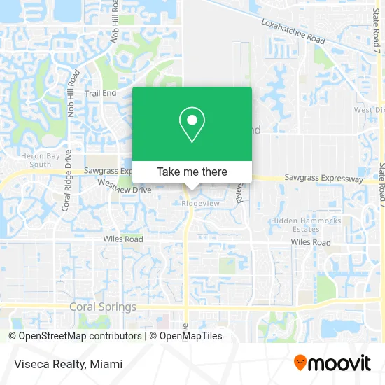 Viseca Realty map