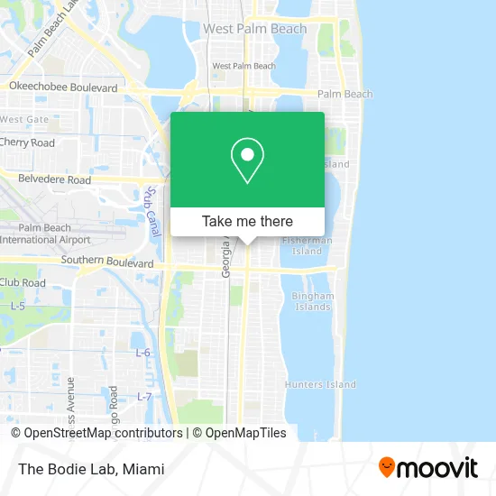 The Bodie Lab map