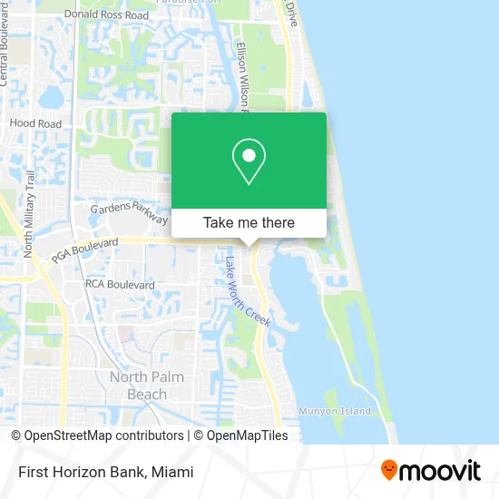 First Horizon Bank map