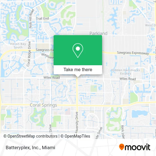 Batteryplex, Inc. map