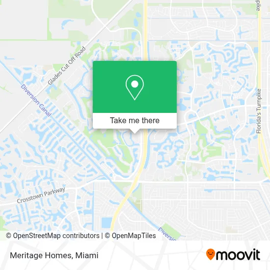 Meritage Homes map