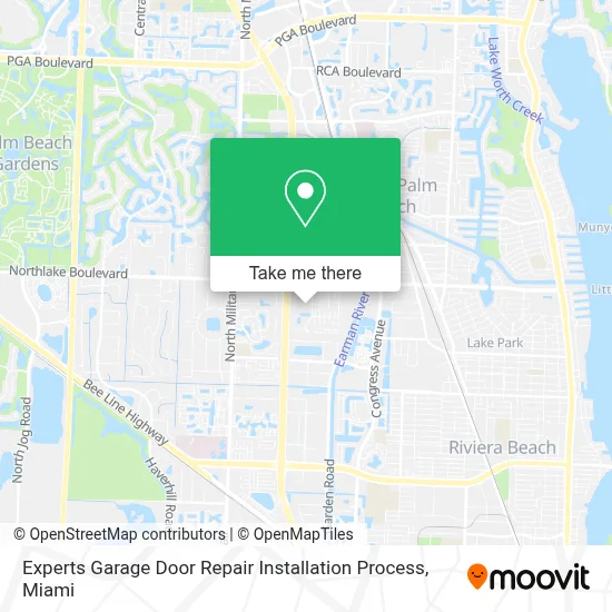 Experts Garage Door Repair Installation Process map