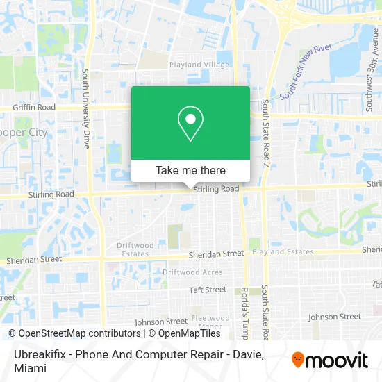 Ubreakifix - Phone And Computer Repair - Davie map