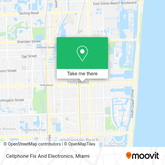 Cellphone Fix And Electronics map