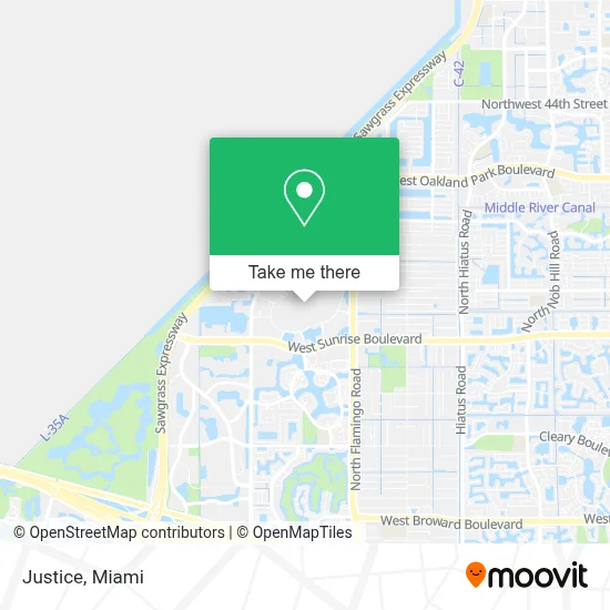 Justice map