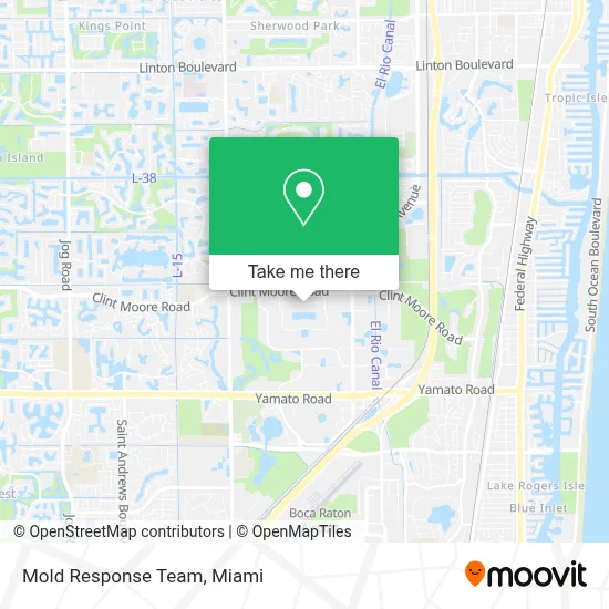 Mold Response Team map