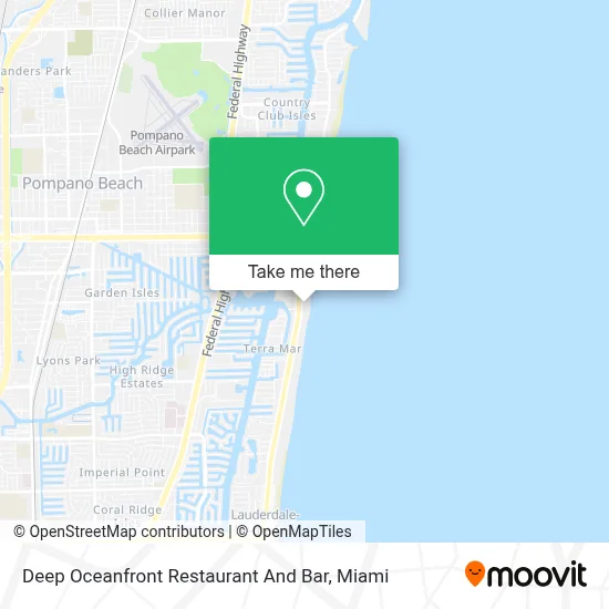 Deep Oceanfront Restaurant And Bar map