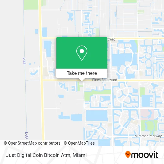 Just Digital Coin Bitcoin Atm map