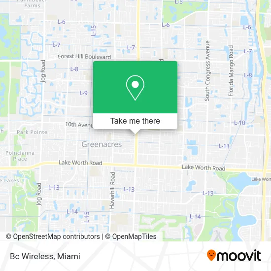 Bc Wireless map