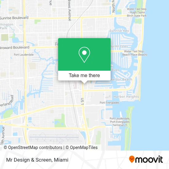 Mr Design & Screen map