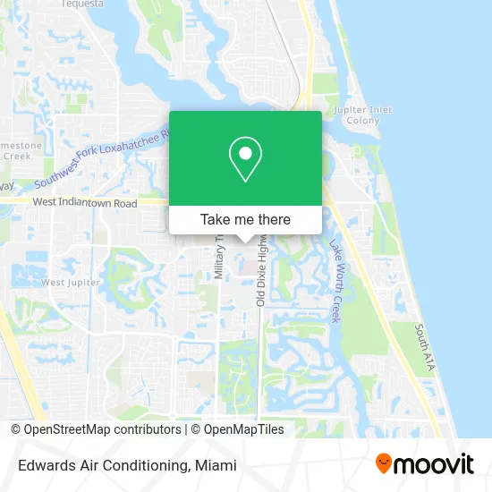 Edwards Air Conditioning map