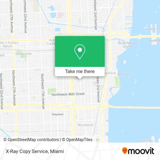 X-Ray Copy Service map